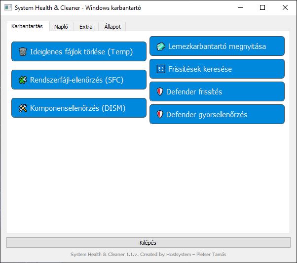 System Health & Cleaner