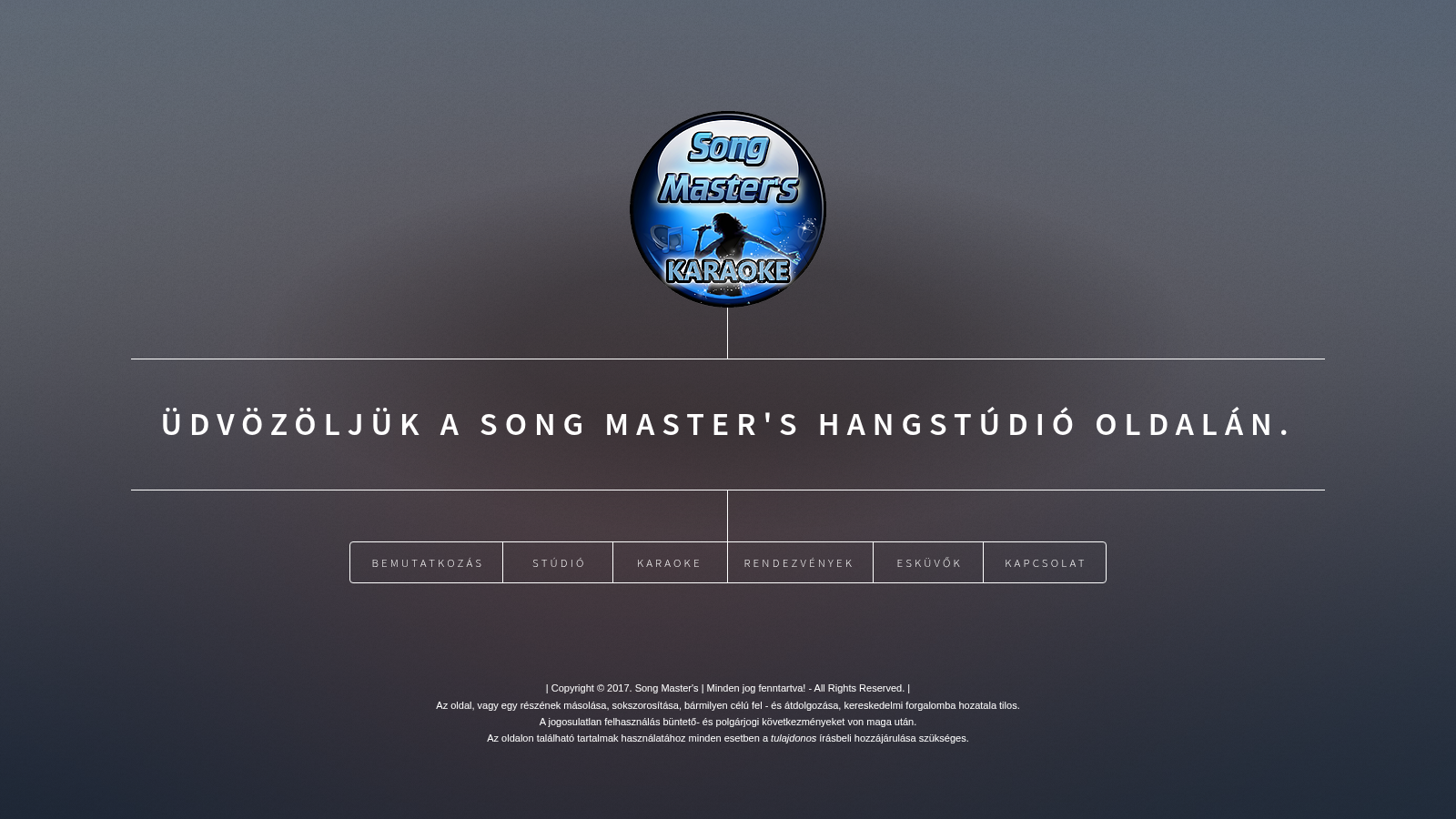 songmasters.hu előnézet