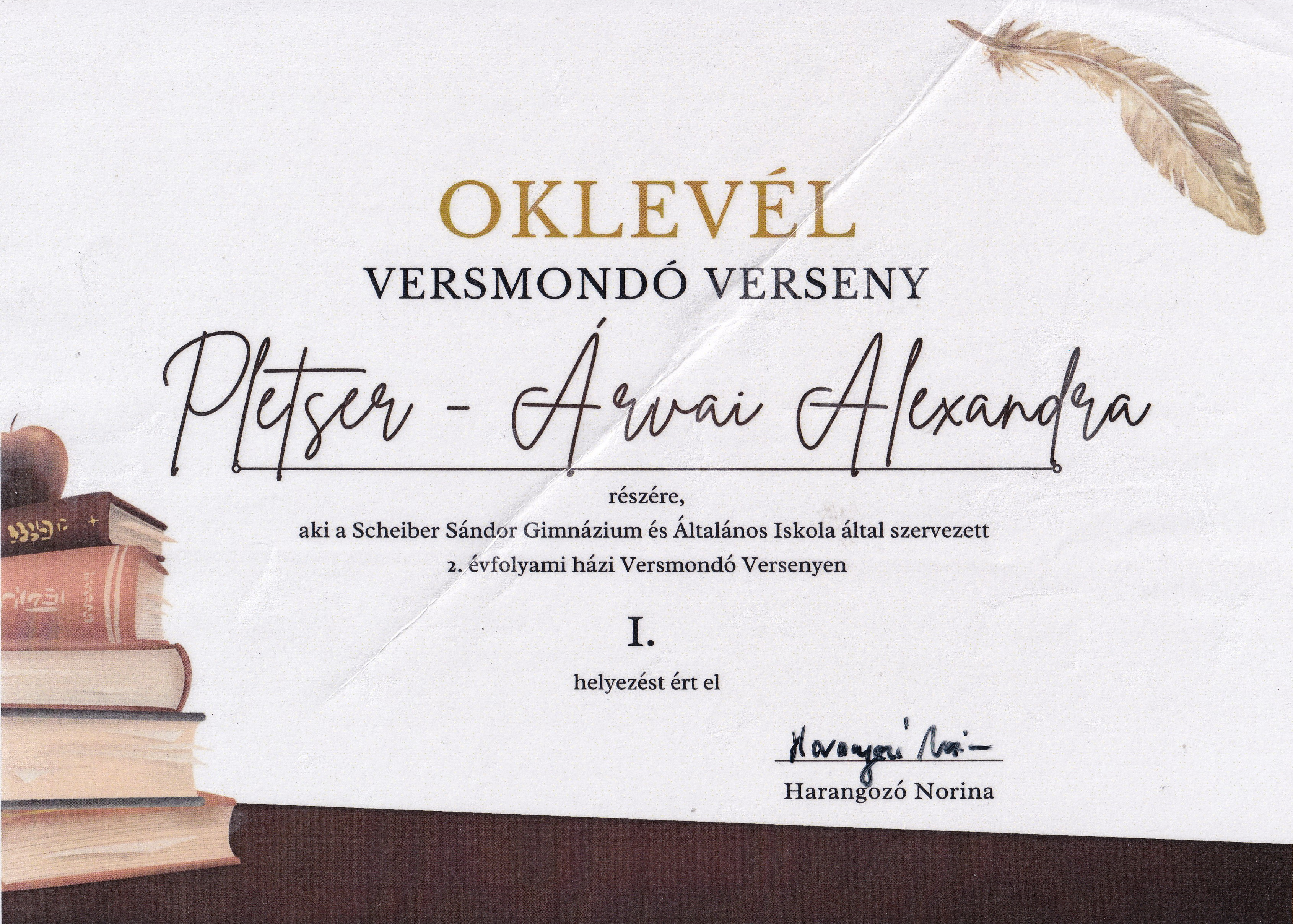 Oklevél